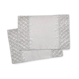Deco Sequin Placemat Pack of 4 (Silver)