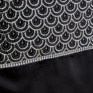 Deco Sequin Table Runner (Black)