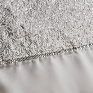 Deco Sequin Table Runner (Silver)