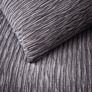 Allure Sparkle Duvet Set - Grey