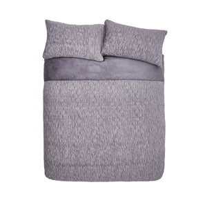 Allure Sparkle Duvet Set - Grey