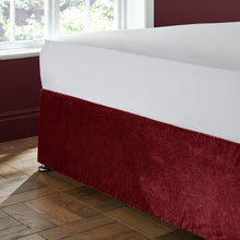 Load image into Gallery viewer, Kingsley Matt Velvet Divan Base Wrap - Raspberry
