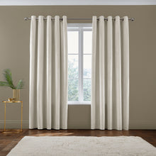 Load image into Gallery viewer, Kingsley Matt Velvet Curtains - Cream
