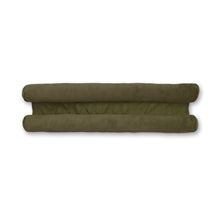 Load image into Gallery viewer, Kingsley Matt Velvet Double Side Draught Excluder - Olive Green
