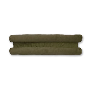 Kingsley Matt Velvet Double Side Draught Excluder - Olive Green