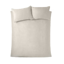 Load image into Gallery viewer, Kingsley Matt Velvet Duvet Set - Cream
