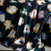 Load image into Gallery viewer, Halloween Ghosts Blanket

