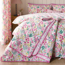 Load image into Gallery viewer, Tilly Floral Bedspread - Pink

