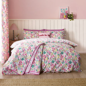 Tilly Floral Duvet Set - Pink