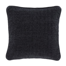 Load image into Gallery viewer, Wilson Plain Chenille Filled Cushion - Black
