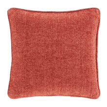Load image into Gallery viewer, Wilson Plain Chenille Filled Cushion - Terracotta
