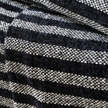Load image into Gallery viewer, Stripe Chenille Throw - Black
