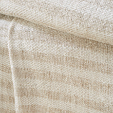Load image into Gallery viewer, Stripe Chenille Throw - Natural
