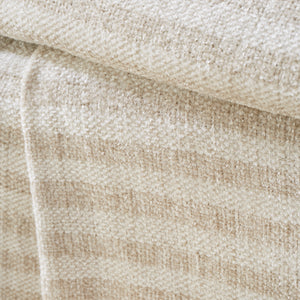 Stripe Chenille Throw - Natural