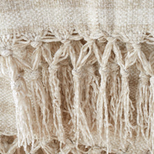 Load image into Gallery viewer, Stripe Chenille Throw - Natural
