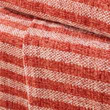 Load image into Gallery viewer, Stripe Chenille Throw - Terracotta
