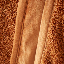 Load image into Gallery viewer, So Soft Velvet Boucle Throw - Caramel
