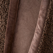 Load image into Gallery viewer, So Soft Velvet Boucle Throw - Chocolate
