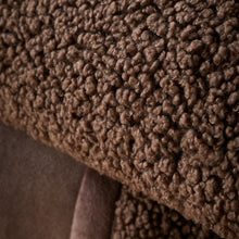 Load image into Gallery viewer, So Soft Velvet Boucle Throw - Chocolate
