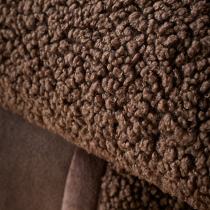 So Soft Velvet Boucle Throw - Chocolate