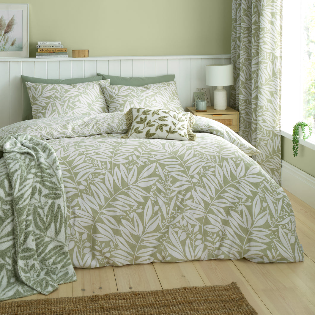Sorrel Leaf Duvet Set - Green