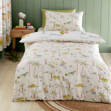 Load image into Gallery viewer, Sleepy Dino Duvet Set
