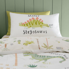 Load image into Gallery viewer, Sleepy Dino Duvet Set

