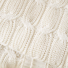 Load image into Gallery viewer, Chunky Marl Knit Throw - Cream
