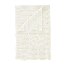 Load image into Gallery viewer, Chunky Marl Knit Throw - Cream
