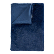 Load image into Gallery viewer, Glamour Fur Throw - Navy
