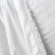 Load image into Gallery viewer, Glamour Fur Throw - White
