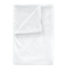 Load image into Gallery viewer, Glamour Fur Throw - White
