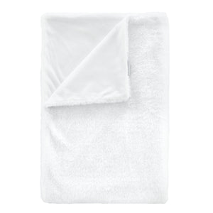 Glamour Fur Throw - White
