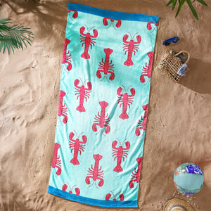 Lobster Beach Towel