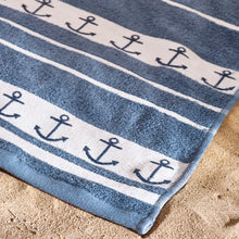 Load image into Gallery viewer, Anchor Extra Large Beach Towel
