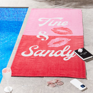 Fine and Sandy Beach Towel