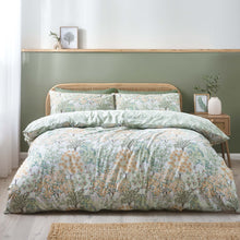 Load image into Gallery viewer, Forest Blossom Duvet Set - Green
