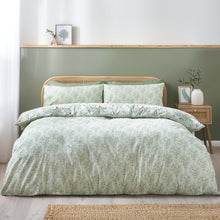 Load image into Gallery viewer, Forest Blossom Duvet Set - Green
