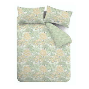 Forest Blossom Duvet Set - Green