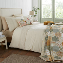Load image into Gallery viewer, Broderie Anglaise Duvet Set - Cream
