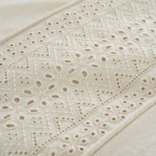 Load image into Gallery viewer, Broderie Anglaise Duvet Set - Cream
