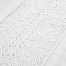 Load image into Gallery viewer, Broderie Anglaise Duvet Set - White
