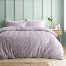 Load image into Gallery viewer, Heatset Wave Duvet Set - Lilac
