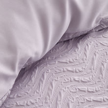 Load image into Gallery viewer, Heatset Wave Duvet Set - Lilac
