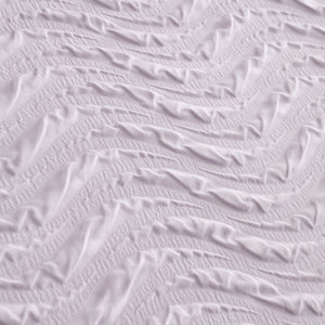 Heatset Wave Duvet Set - Lilac
