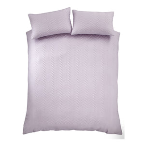 Heatset Wave Duvet Set - Lilac