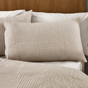 Folkstone Geo Duvet Set - Natural