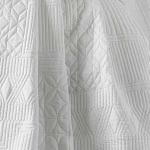 Folkstone Bedspread - White