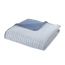 Load image into Gallery viewer, Stripe Bedspread - Blue
