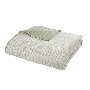Stripe Bedspread - Green